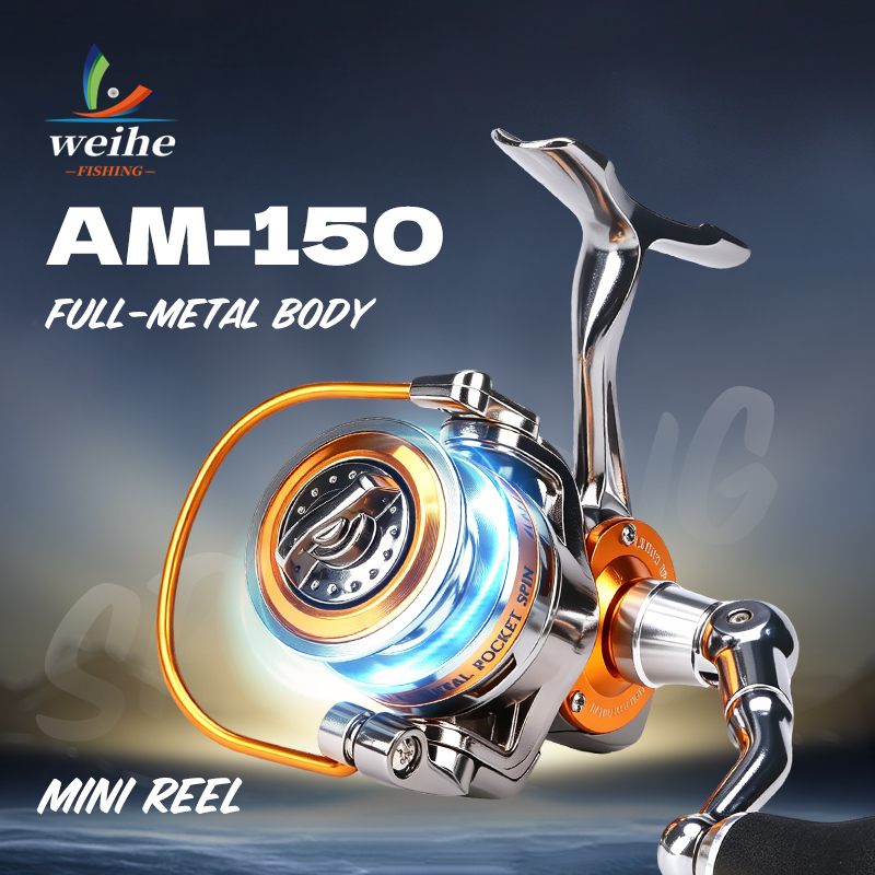 WEIHE 150# Mini Metal Spinning - Ice Fishing Reel review and price
