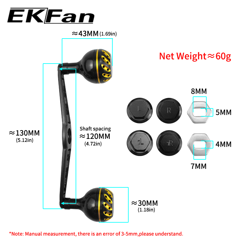 EKfan 130MM Baitcasting Fishin - Spincast Reel review and price