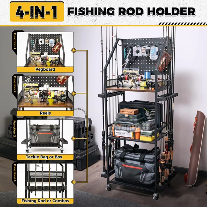 Fishing Gear Storage Shelf, Fi - Conventional Reel review and price