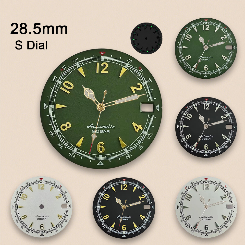 Nh35 Dial S Logo 28.5mm Retro  - Reel Case review and price