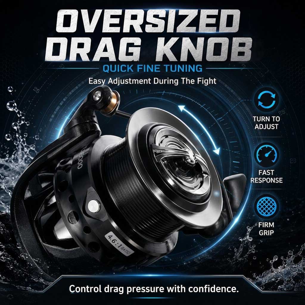 SAMOLLA Dual Brake Spinning Re - Surf Reel review and price