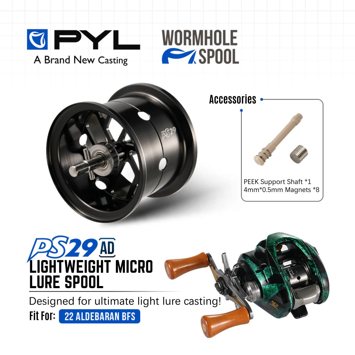 PYL PS29 AD Modified Spool for - Reel Spare Spool review and price